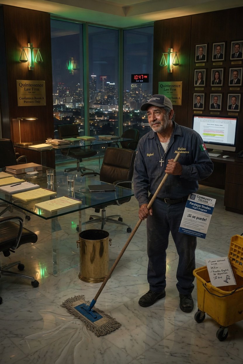 A Mistaken Identity: When a Janitor Becomes a Partner