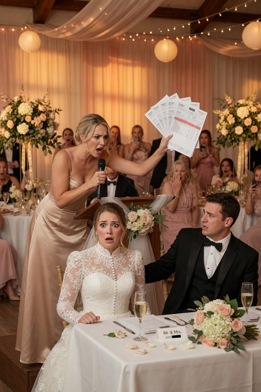 The Bride’s $50,000 Betrayal: The Maid Of Honor’s Speech That Destroyed A Wedding