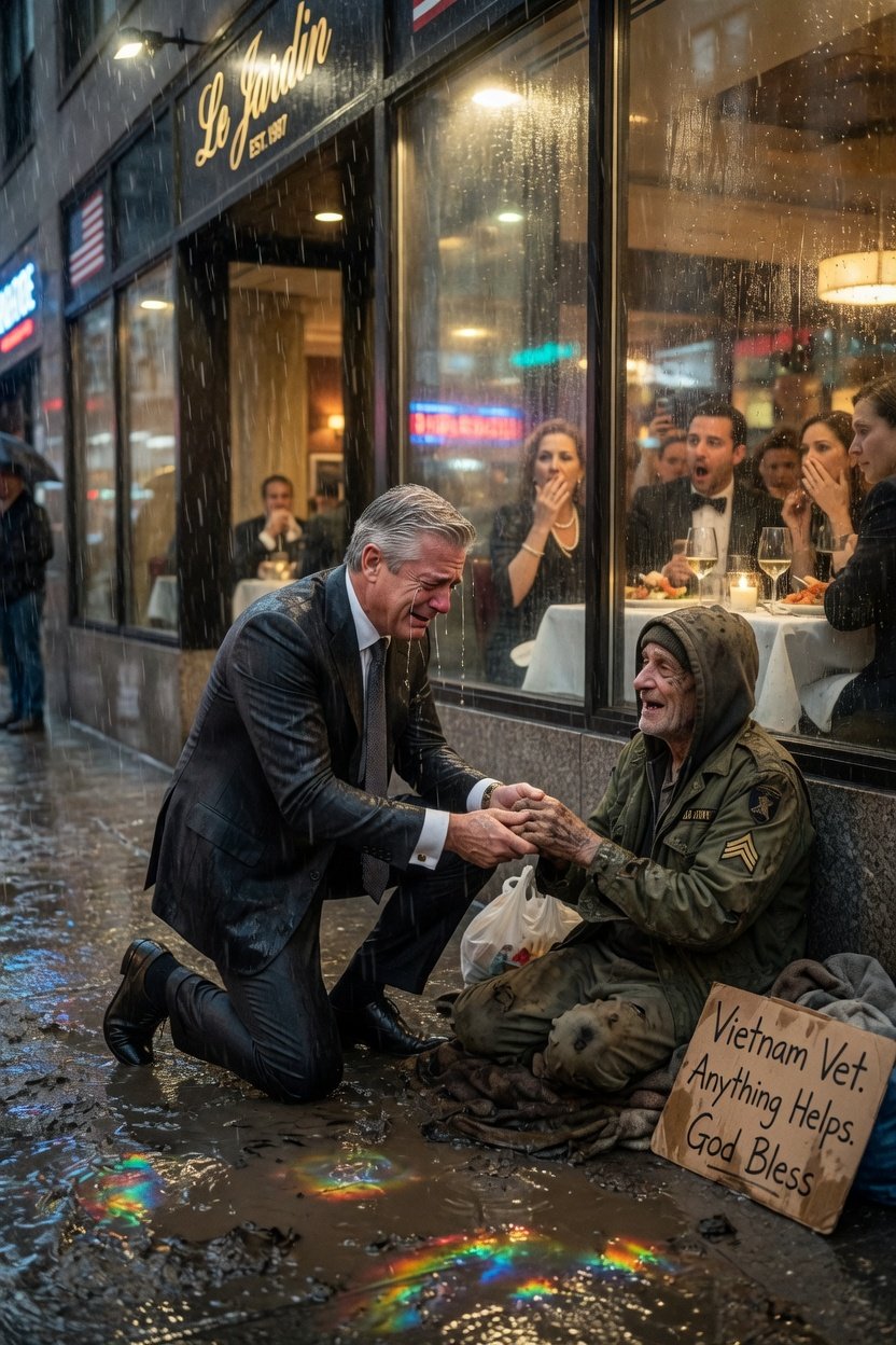 THE BATTLEFIELD DEBT: Why The World’s Most Powerful CEO Knelt Before A Homeless Stranger