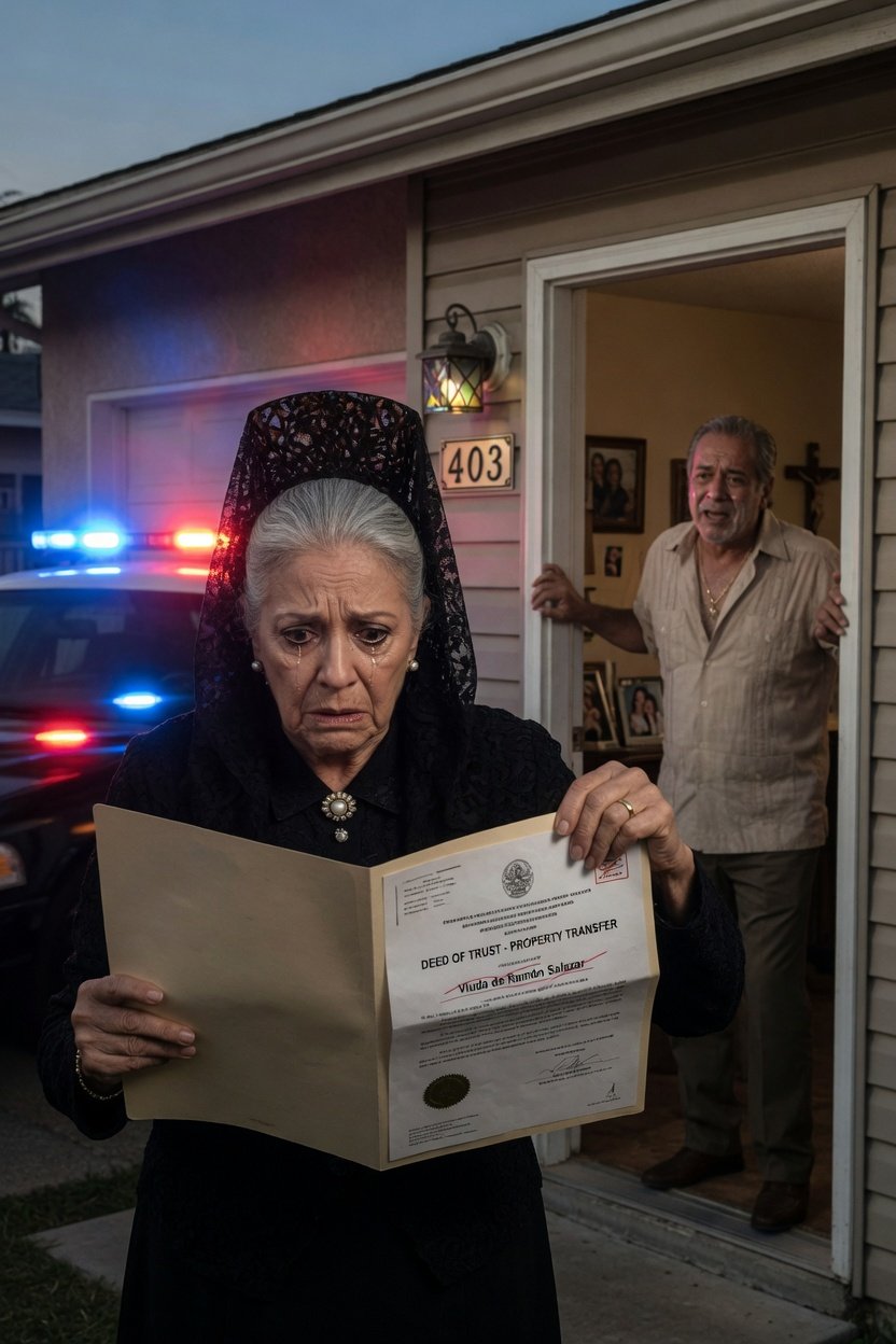 Tyler threw my sick granddaughter into the snow and brought another woman into my daughter's bed, expecting this old widow to cry, but when police lights flashed he screamed 